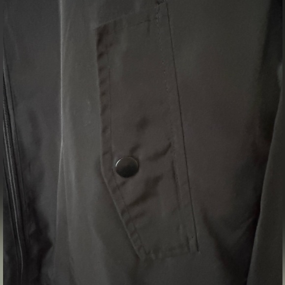 Linda Anderson Black Hooded Rain Jacket with Sherpa Lining. Size XXL - Picture 8 of 14